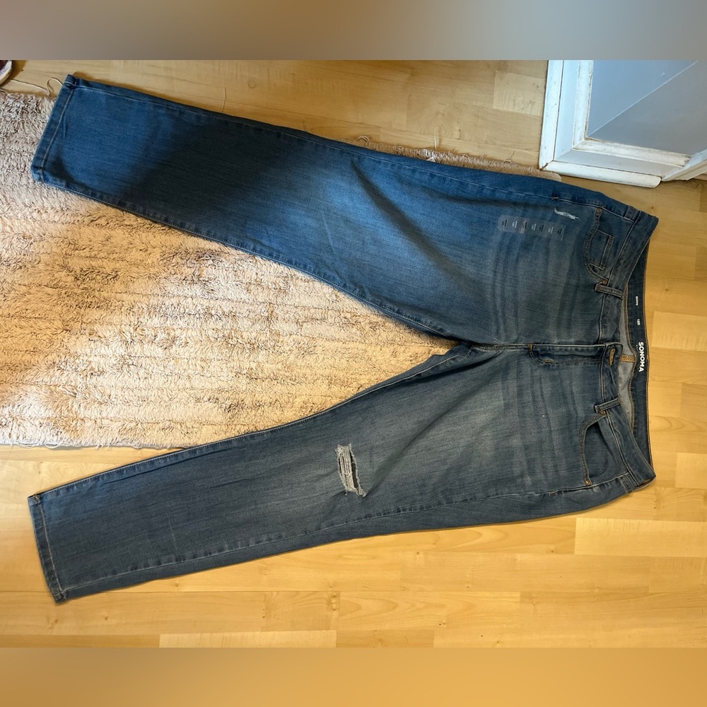 NWT Sonoma 18R Skinny Mid Rise 401 Donner Jean - Picture 2 of 9